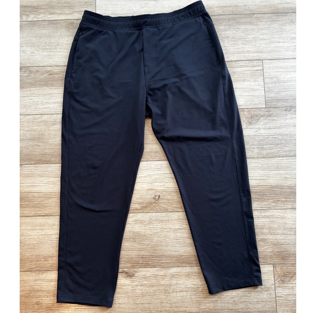 Public Rec All Day Every Day Pants Mens 38x30 Black Tapered Jogger Chino Travel